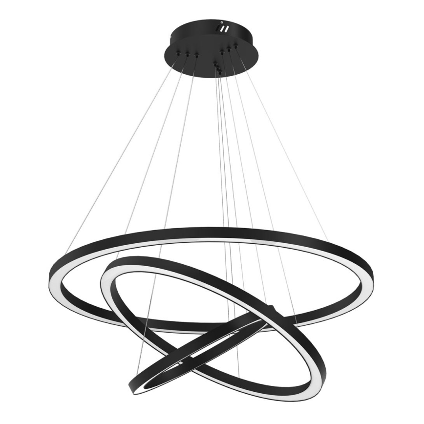 Підвісна LED люстра GALAXIA LED/85W/230V чорний