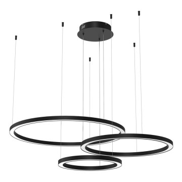 Підвісна LED люстра GALAXIA LED/85W/230V чорний