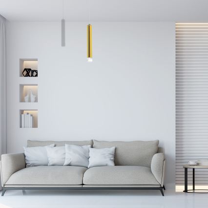 Підвісна LED люстра GOLDIE 1xLED/5W/230V золотий