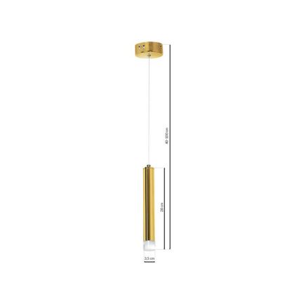 Підвісна LED люстра GOLDIE 1xLED/5W/230V золотий