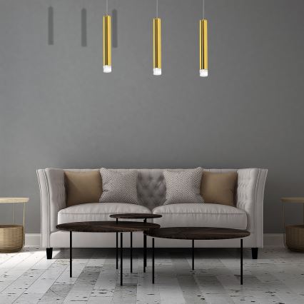 Підвісна LED люстра GOLDIE 3xLED/15W/230V золотий