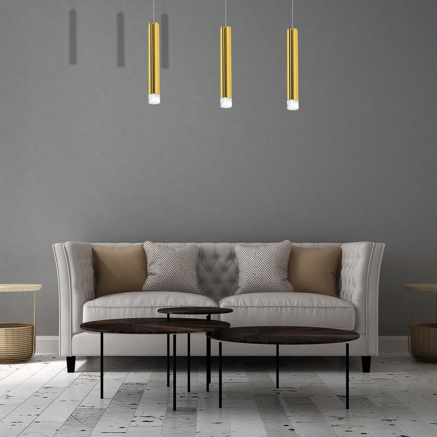 Підвісна LED люстра GOLDIE 3xLED/15W/230V золотий