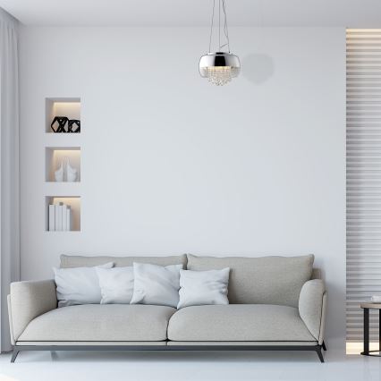 Підвісна LED люстра LUNA 1xE14/40W/230V