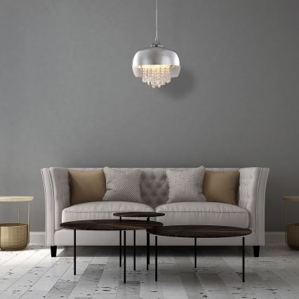 Підвісна LED люстра LUNA 1xE14/40W/230V