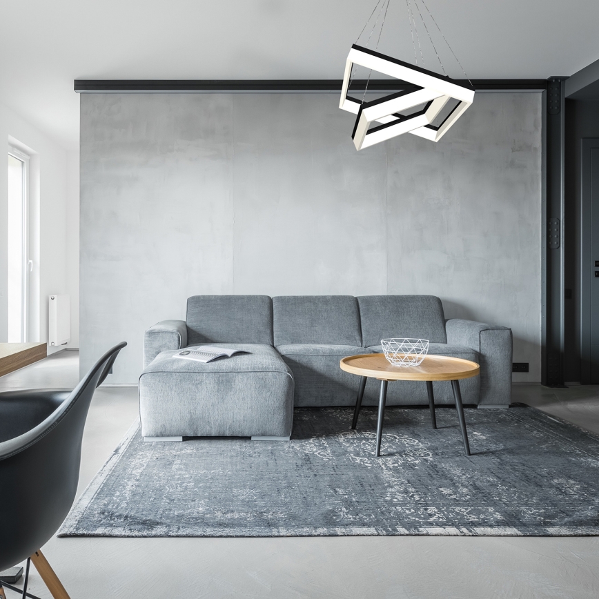 Підвісна LED люстра NERO 2xLED/80W/230V