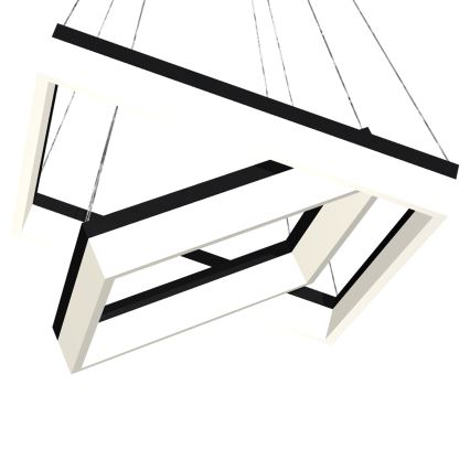 Підвісна LED люстра NERO 2xLED/80W/230V