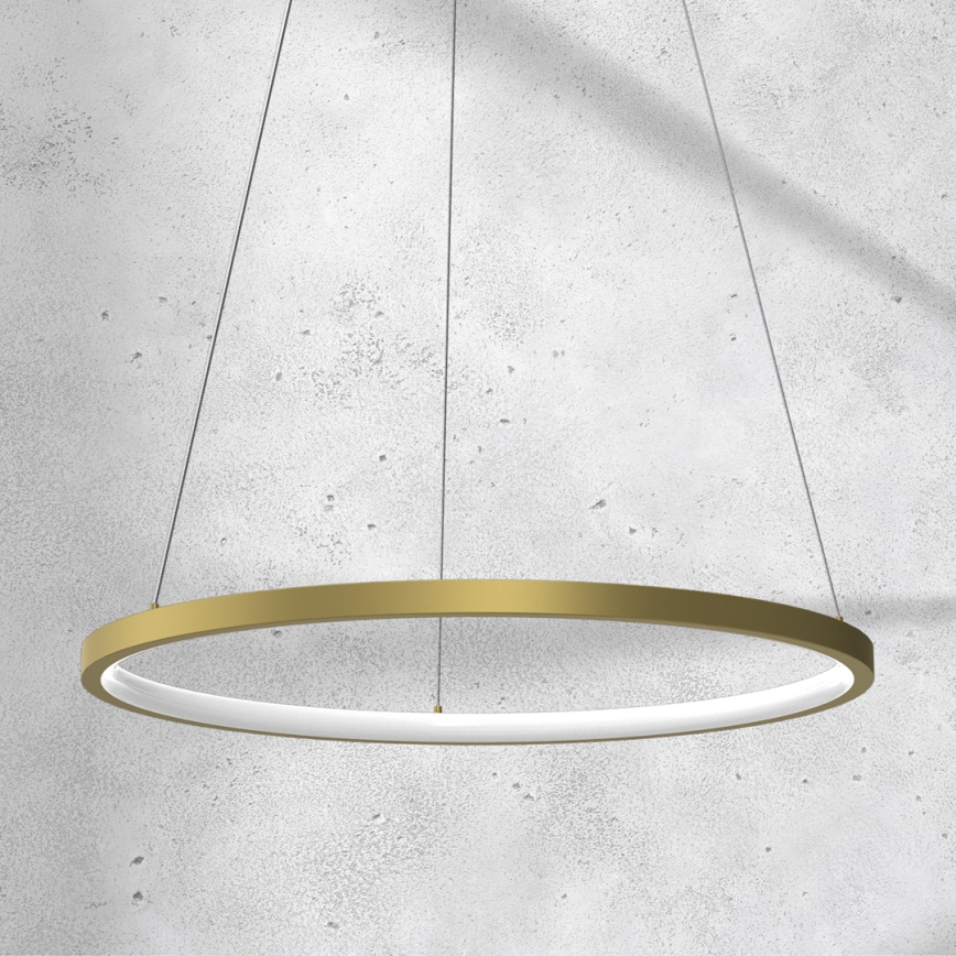 Підвісна LED люстра ROTONDA LED/27W/230V золотий