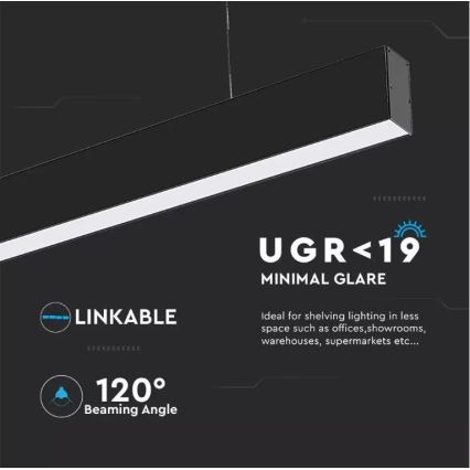 Підвісна LED люстра SAMSUNG CHIP LED/40W/230V 3000-6400K