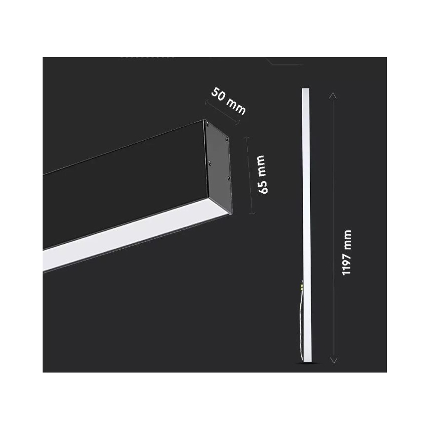 Підвісна LED люстра SAMSUNG CHIP LED/40W/230V 3000-6400K