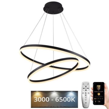 Підвісна LED люстра з регулюванням яскравості LED/100W/230V 3000-6500K + пульт дистанційного керування