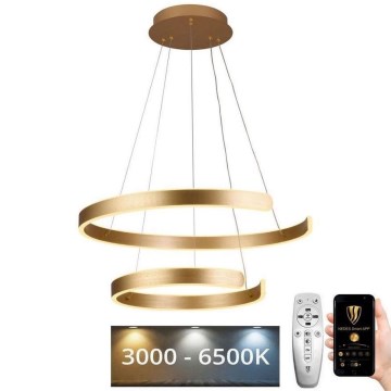 Підвісна LED люстра з регулюванням яскравості LED/120W/230V 3000-6500K + пульт дистанційного керування