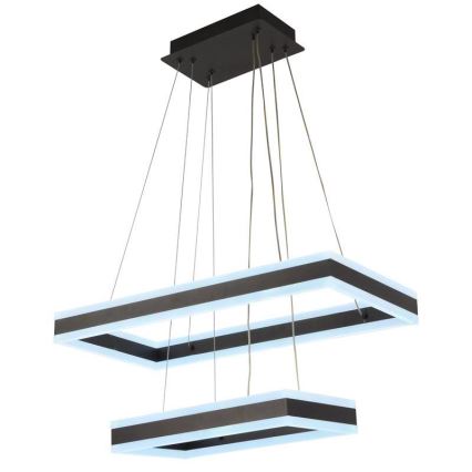 Підвісна LED люстра з регулюванням яскравості LED/130W/230V 3000-6500K + пульт дистанційного керування