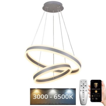 Підвісна LED люстра з регулюванням яскравості LED/135W/230V 3000-6500K + пульт дистанційного керування