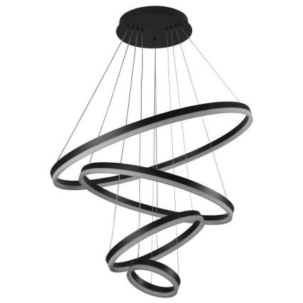 Підвісна LED люстра з регулюванням яскравості LED/165W/230V 3000-6500K + пульт дистанційного керування