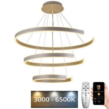 Підвісна LED люстра з регулюванням яскравості LED/220W/230V 3000-6500K + пульт дистанційного керування