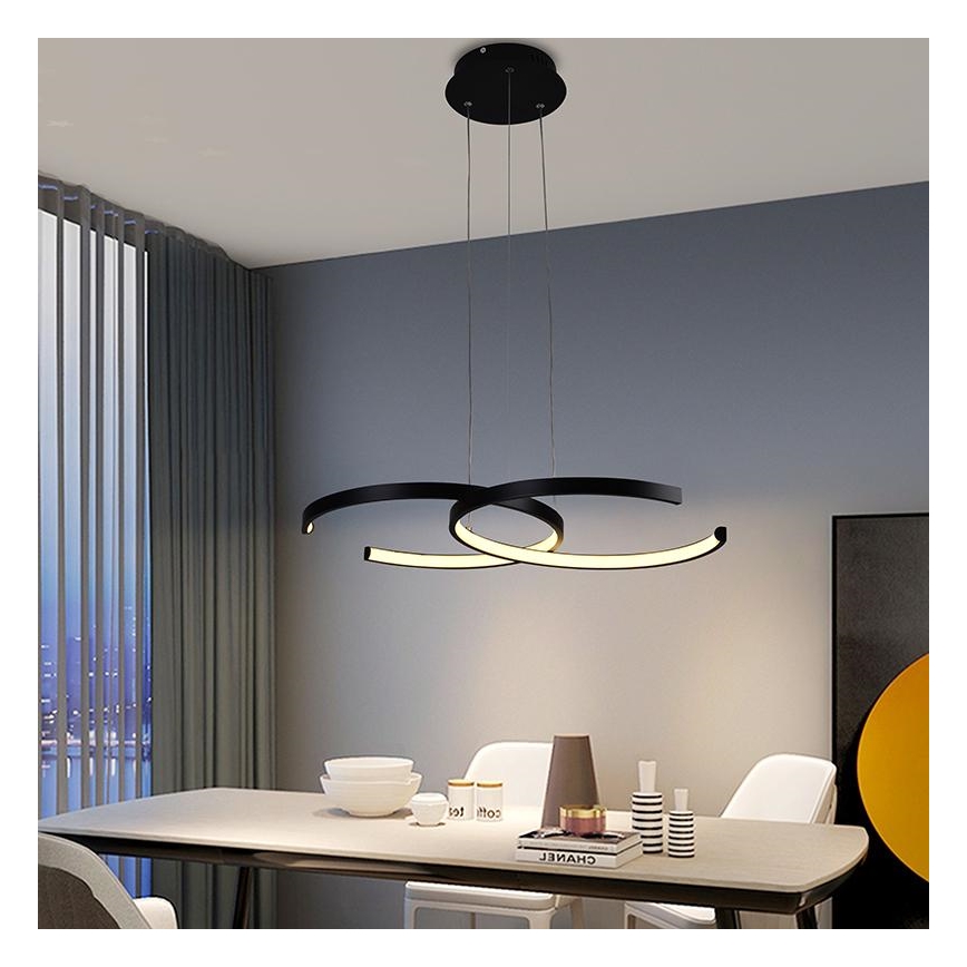 Підвісна LED люстра з регулюванням яскравості LED/50W/230V 3000-6500K + дистанційне керування