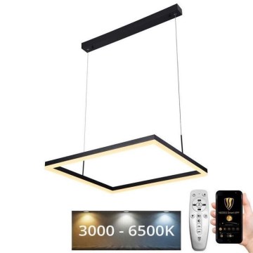 Підвісна LED люстра з регулюванням яскравості LED/55W/230V 3000-6500K + пульт дистанційного керування
