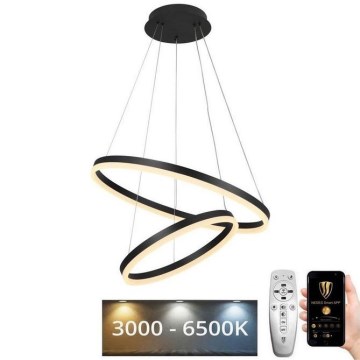 Підвісна LED люстра з регулюванням яскравості LED/70W/230V 3000-6500K + пульт дистанційного керування