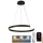 Підвісна LED люстра з регулюванням яскравості LED/70W/230V 3000-6500K + пульт дистанційного керування