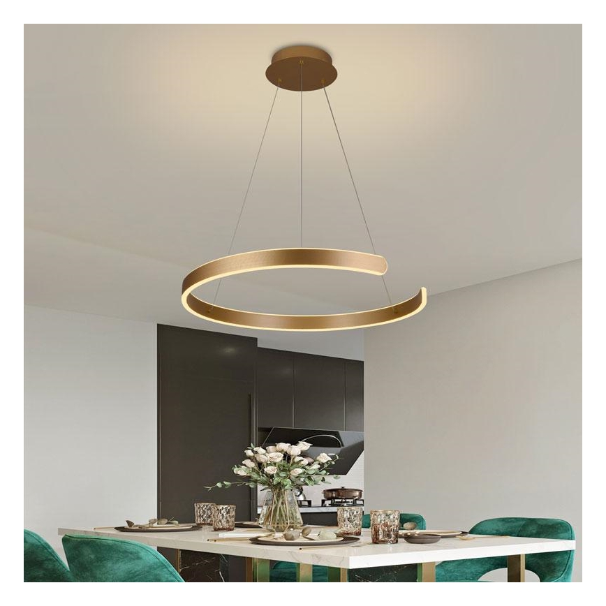 Підвісна LED люстра з регулюванням яскравості LED/70W/230V 3000-6500K + пульт дистанційного керування