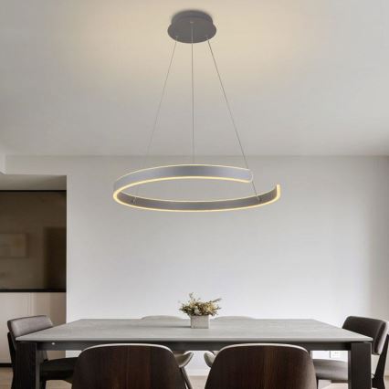 Підвісна LED люстра з регулюванням яскравості LED/70W/230V 3000-6500K + пульт дистанційного керування