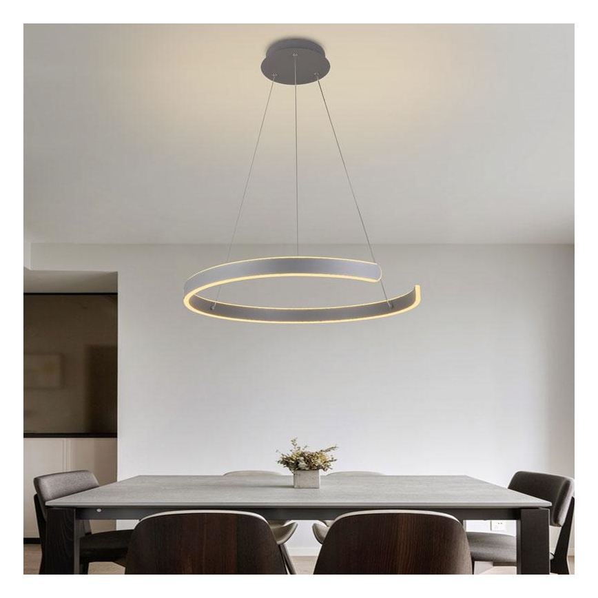 Підвісна LED люстра з регулюванням яскравості LED/70W/230V 3000-6500K + пульт дистанційного керування