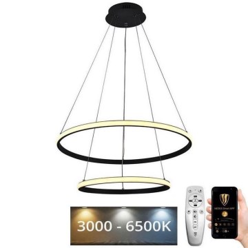 Підвісна LED люстра з регулюванням яскравості LED/75W/230V 3000-6500K + дистанційне керування