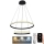 Підвісна LED люстра з регулюванням яскравості LED/75W/230V 3000-6500K + дистанційне керування
