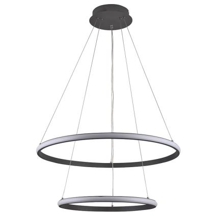 Підвісна LED люстра з регулюванням яскравості LED/75W/230V 3000-6500K + пульт дистанційного керування