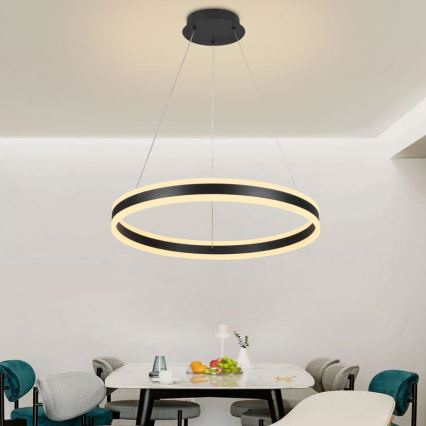 Підвісна LED люстра з регулюванням яскравості LED/85W/230V 3000-6500K + пульт дистанційного керування