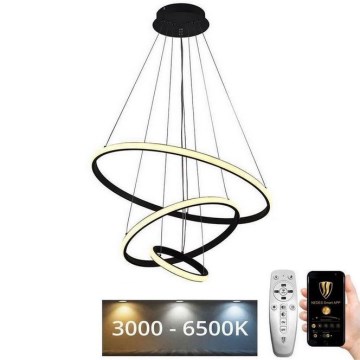 Підвісна LED люстра з регулюванням яскравості LED/90W/230V 3000-6500K + пульт дистанційного керування