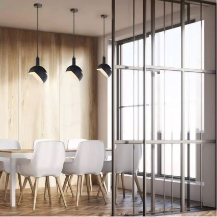 Підвісна люстра 1xE14/60W/230V чорний