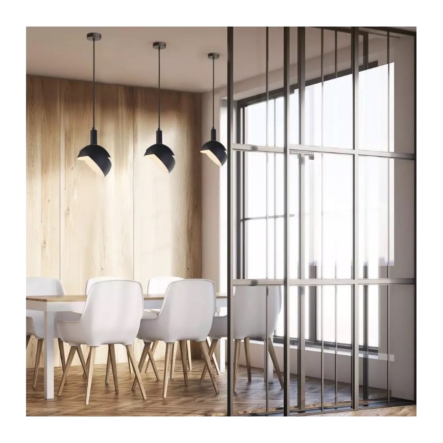 Підвісна люстра 1xE14/60W/230V чорний