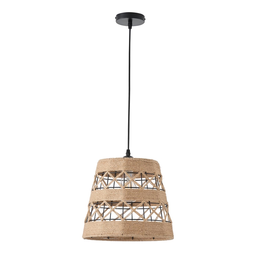 Підвісна люстра 1xE27/15W/230V бежевий