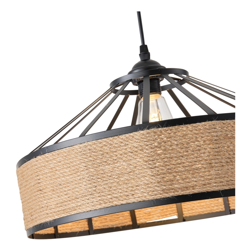 Підвісна люстра 1xE27/15W/230V бежевий