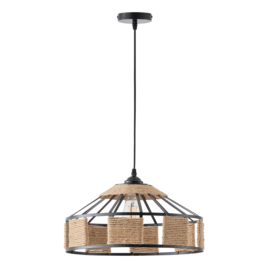 Підвісна люстра 1xE27/15W/230V бежевий