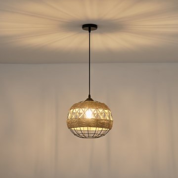 Підвісна люстра 1xE27/15W/230V бежевий