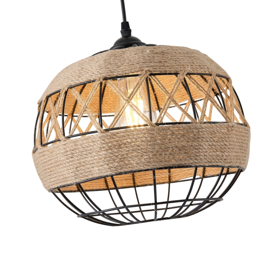 Підвісна люстра 1xE27/15W/230V бежевий