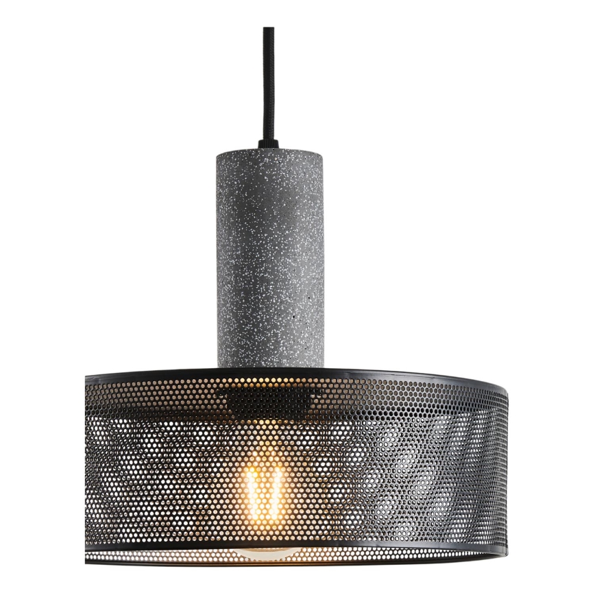 Підвісна люстра 1xE27/40W/230V чорний