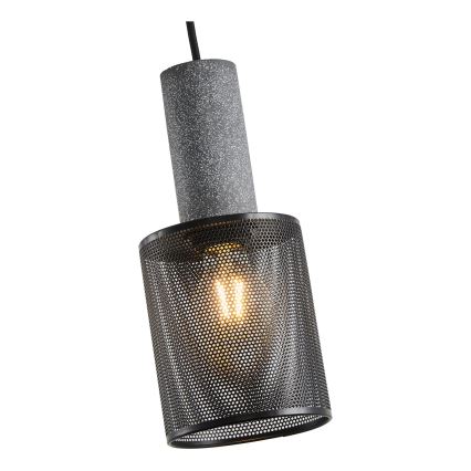 Підвісна люстра 1xE27/40W/230V чорний