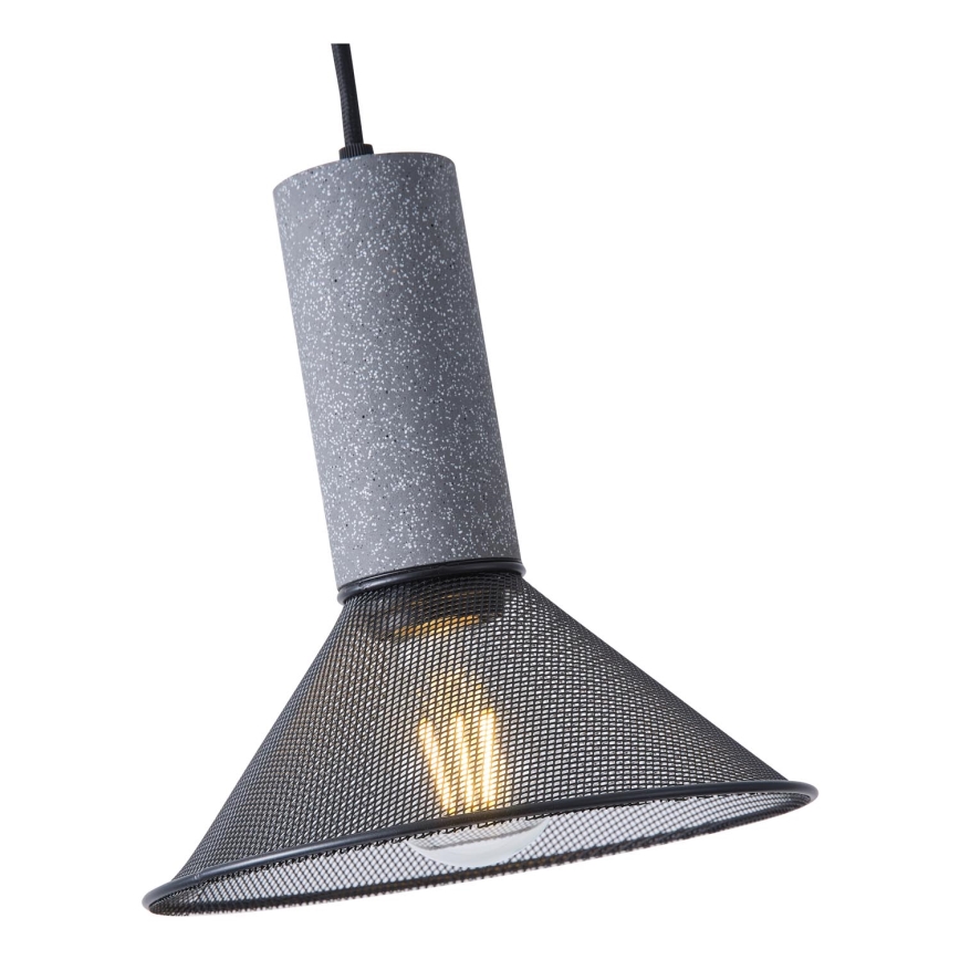 Підвісна люстра 1xE27/40W/230V чорний