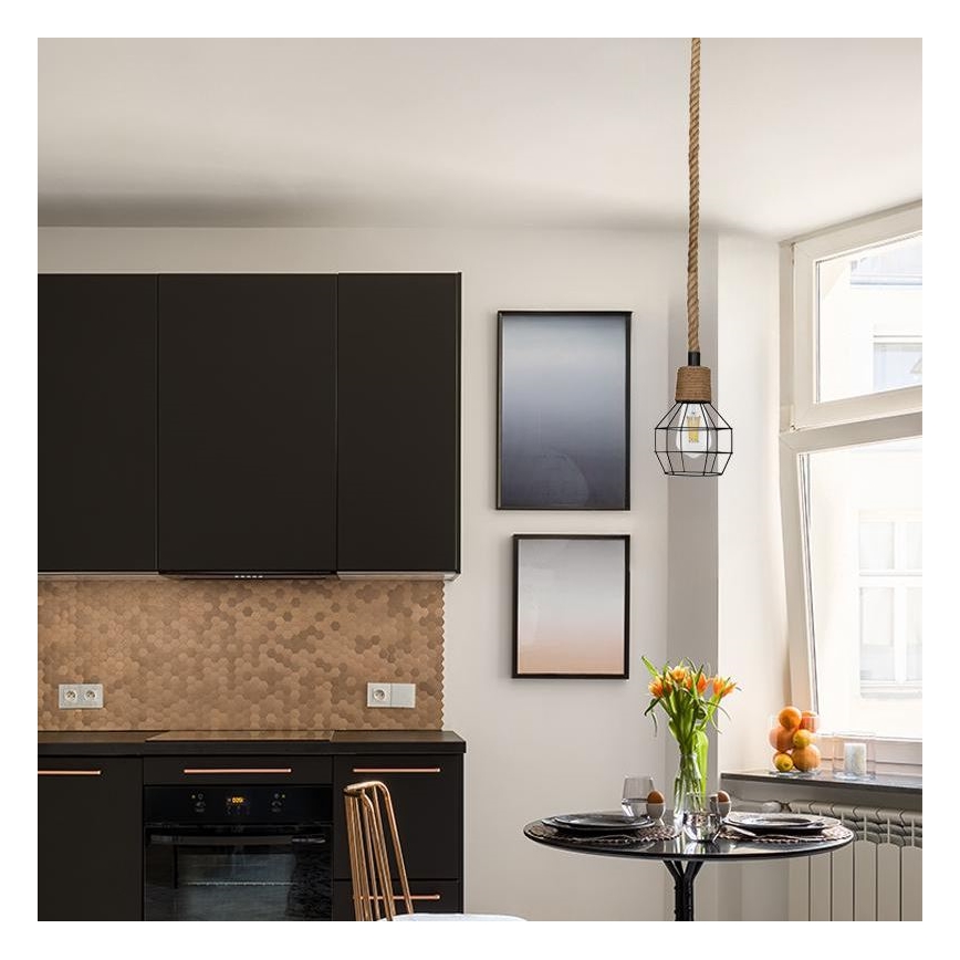 Підвісна люстра 1xE27/60W/230V діаметр 15 см