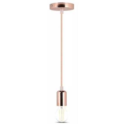 Підвісна люстра 1xE27/60W/230V rosegold