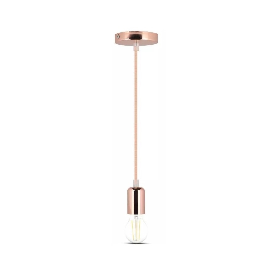 Підвісна люстра 1xE27/60W/230V rosegold