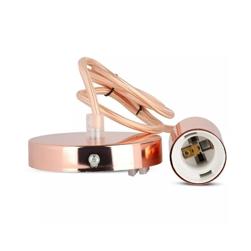 Підвісна люстра 1xE27/60W/230V rosegold
