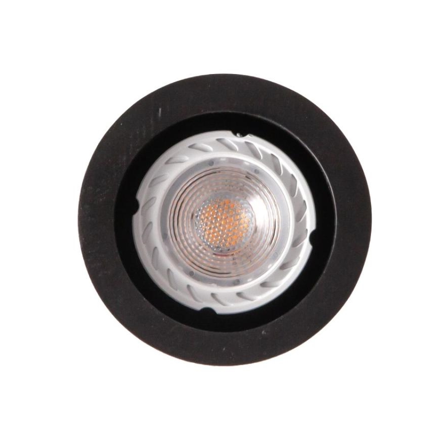 Підвісна люстра 1xGU10/10W/230V ясеневий/масив чорний