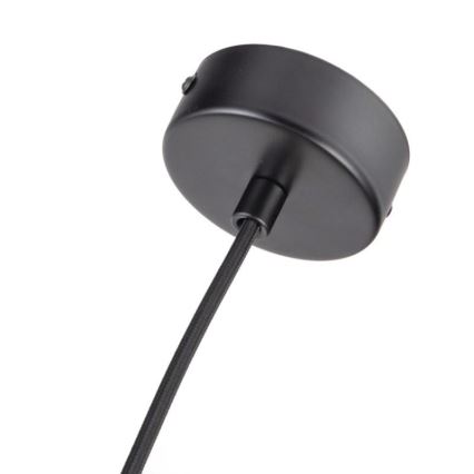 Підвісна люстра 1xGU10/10W/230V ясеневий/масив чорний