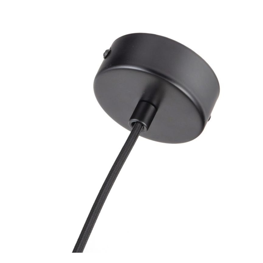 Підвісна люстра 1xGU10/10W/230V ясеневий/масив чорний