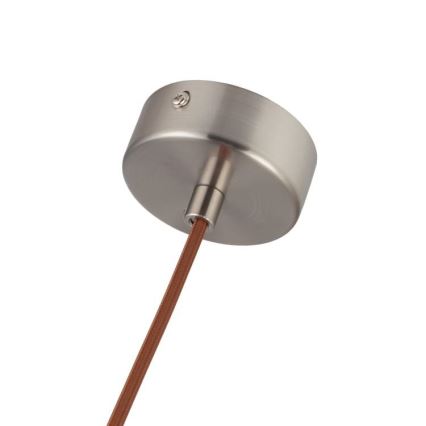 Підвісна люстра 1xGU10/10W/230V ясеневий/масив коричневий