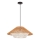 Підвісна люстра AFRICA на шнурі, 1xE27/40W/230V, діаметр 50 см, коричнева/кремова